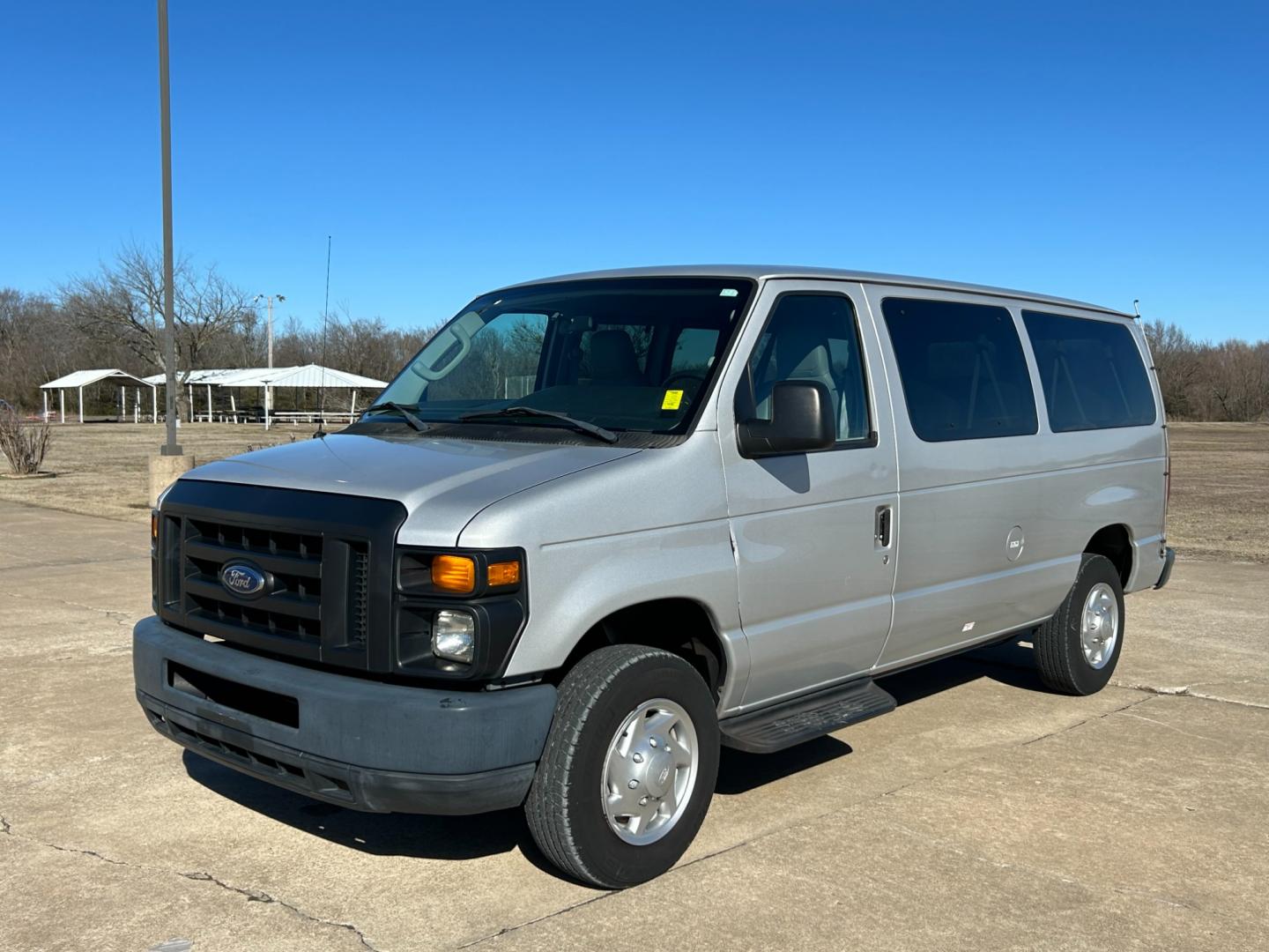 2012 Silver /Gray Ford E-Series Wagon (1FBNE3BL9CD) with an 5.4L V8 SOHC 16V engine, located at 17760 Hwy 62, Morris, OK, 74445, (918) 733-4887, 35.609104, -95.877060 - Photo#0